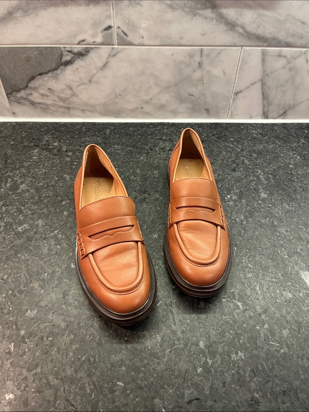 Classic Brown Madewell Leather Loafers